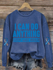 Women's I Can Do Anything Except Make Insulin Diabetes Awareness Print Hoodie Long Sleeve Sweatshirt