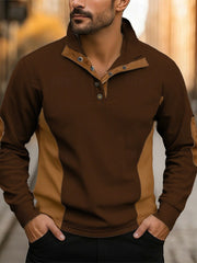 Men's Vintage Western Printed Casual Sweatshirt