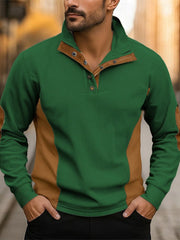 Men's Vintage Western Printed Casual Sweatshirt