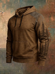 Men's Vintage West Oversized Drop-Shoulder Hoodie