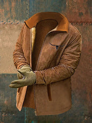 Men's Vintage Western Printed Casual Jacket