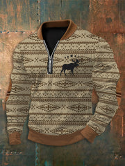 Men's Western Style Casual Sweatshirt
