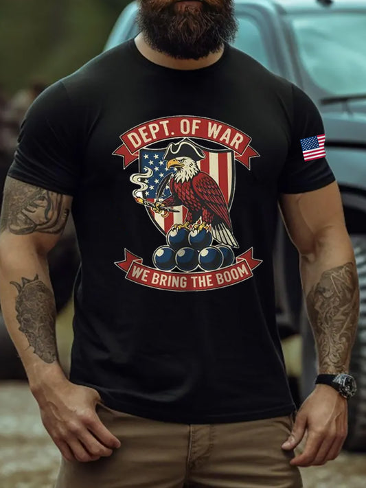 Men's Department of War 2025 short sleeves t-shirt