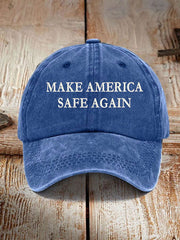 Unisex Safe Again Printed Hat