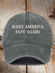 Unisex Safe Again Printed Hat