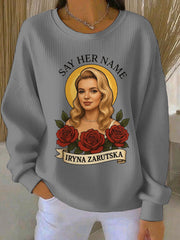 Women's Rip Iryna Safe Printed Sweatshirt