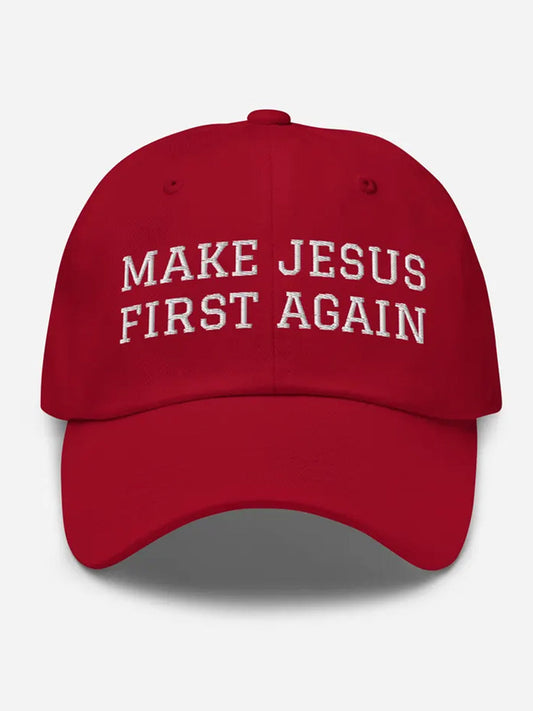 Unisex Make Jesus First Again Hat