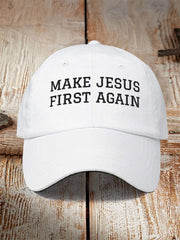 Unisex Make Jesus First Again Hat