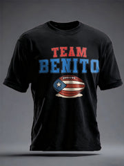 Unisex Bunny Football Music Lover Printed T-shirt