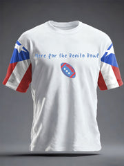 Unisex Bunny Football Music Lover Printed T-shirt