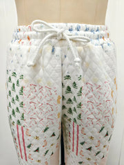 Women's Christmas sweatshirt and long pants sets