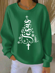 Women's Christmas Print Casual Sweatshirt