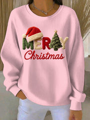 Women's Christmas Print Casual Sweatshirt
