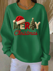 Women's Christmas Print Casual Sweatshirt