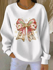 Women's Christmas Print Casual Sweatshirt