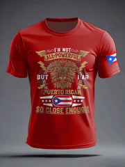 Men's Puerto Rico Art Printed T-shirt