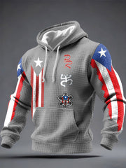Men's Puerto Rico Art Printed Hoodie