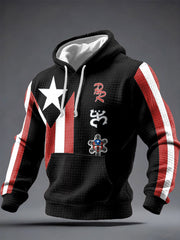 Men's Puerto Rico Art Printed Hoodie