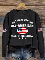 Women's All-American Halftime Show Printed sweatshirt