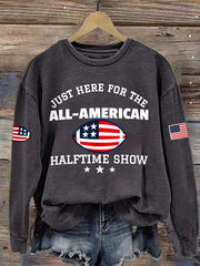 Women's All-American Halftime Show Printed sweatshirt