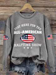 Women's All-American Halftime Show Printed sweatshirt