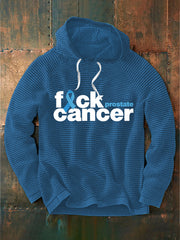 Men's Prostate Cancer Awareness Print Casual Hoodie