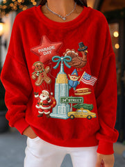 Women's Christmas Flannel Sweatshirts