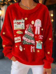 Women's Christmas Flannel Sweatshirts