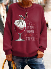 Women's Christmas Funny Snowman Winter Printed Tops