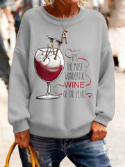 Women's Christmas Funny Snowman Winter Printed Tops