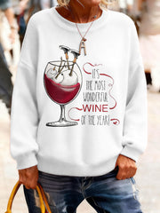 Women's Christmas Funny Snowman Winter Printed Tops