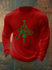 Men's Christmas Belief Waffle Top