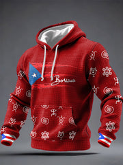 Men's Puerto Rico Proud Printed Hoodie