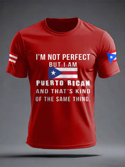 Men's Puerto Rico Proud Printed T-shirt