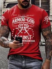 Men's Armer of God Printed T-shirt