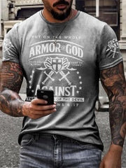 Men's Armer of God Printed T-shirt