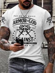Men's Armer of God Printed T-shirt
