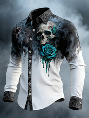Men's Gothic Dark Skull Shirt