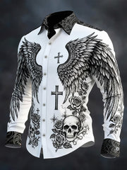 Men's Gothic Dark Skull Shirt