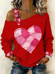 Women's Valentine's Day Heart-Shaped Tops