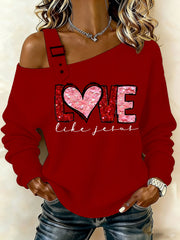 Women's Valentine's Day Love Like Jesus Tops