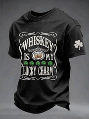 Men's St. Patrick's Day Whiskey Short-sleeved T-shirt
