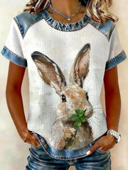 Women's St. Patrick's Day Printed Casual T-Shirt