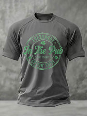 Men's St. Patrick's Day Printed Casual T-Shirt