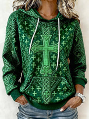 Women's St. Patrick's Day Printed Hoodie
