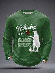 Men's Whiskey In The Jar Waffle Long Sleeve T-Shirt