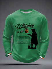 Men's Whiskey In The Jar Waffle Long Sleeve T-Shirt
