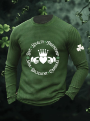 Men's Love Loyalty And Friendship Waffle Long Sleeve T-Shirt