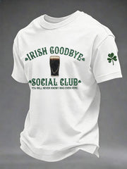 Men's St. Patrick's Day Printed Casual T-Shirt