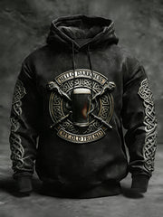 Men's Hello Darkness My Old Friend Print Hoodie